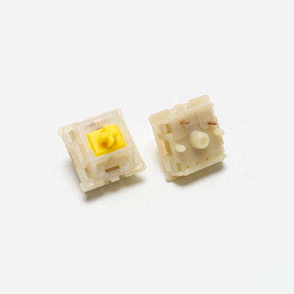 GATERON Milky Yellow Pro KS-3 Linear Switch 60g PCB Mount