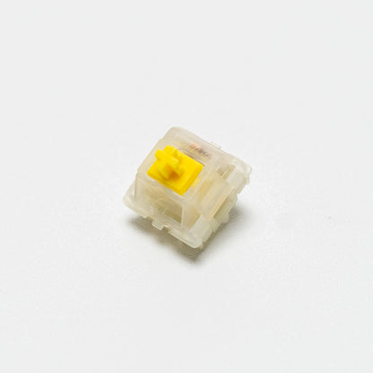 GATERON CAP Milky Yellow KS-25 V2 Linear Switch 50g Plate Mount