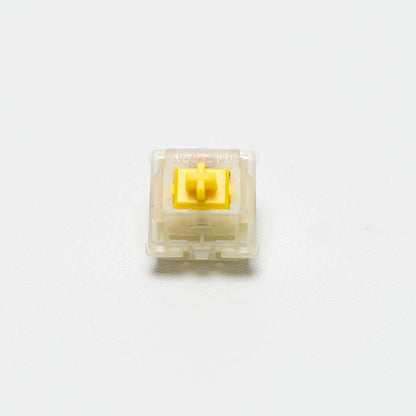 GATERON CAP Milky Yellow KS-25 V2 Linear Switch 50g Plate Mount