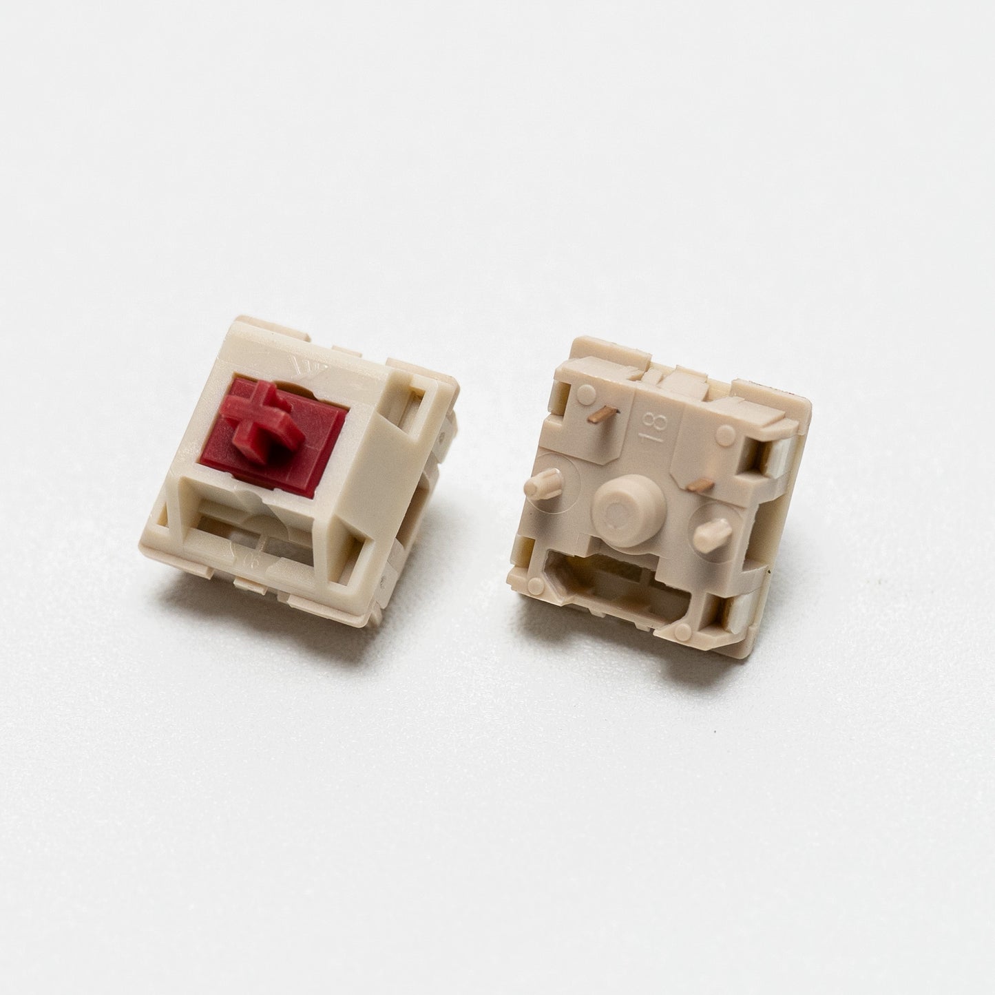 KTT Retro Red 58g POK Linear Switch PCB Mount