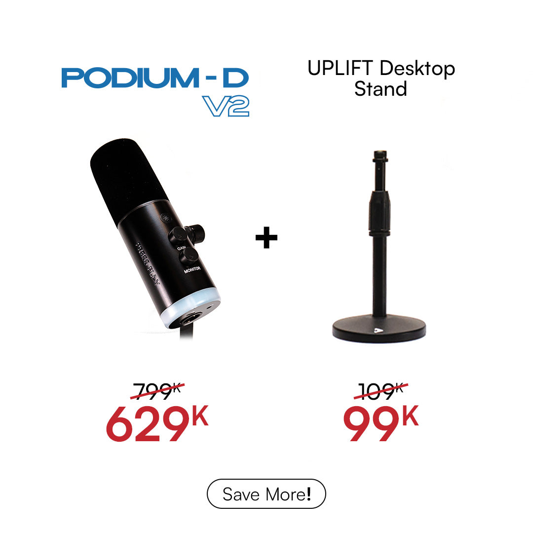 PODIUM D V2 Dynamic Microphone Type-C USB