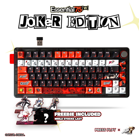 Press Play x Persona 5 Royal Essential75W Joker Edition Wireless Gaming Keyboard