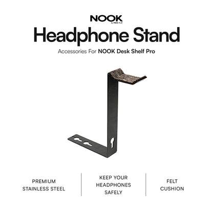 HEADPHONE STAND for NOOK Desk Shelf Pro