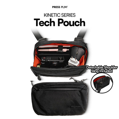 KINETIC Tech Pouch Clutch Bag Tas Travel Organizer Gadget Bag