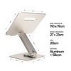 NOOK L12 Aluminum Foldable Laptop Stand Gray