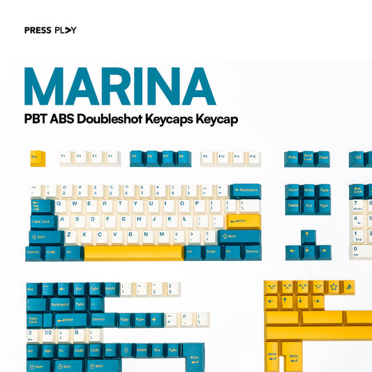 MARINA Doubleshot Keycaps Keycap Set by Press Play