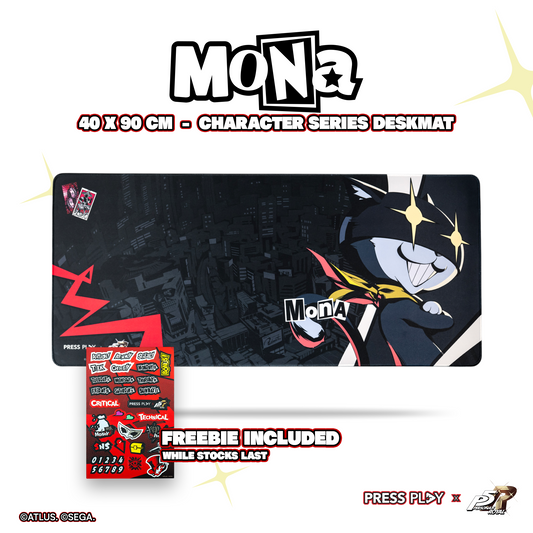 Press Play x Persona 5 Royal MONA 40x90 Deskmat