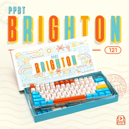 PPBT BRIGHTON PBT Dye Sub Keycap Set by Press Play