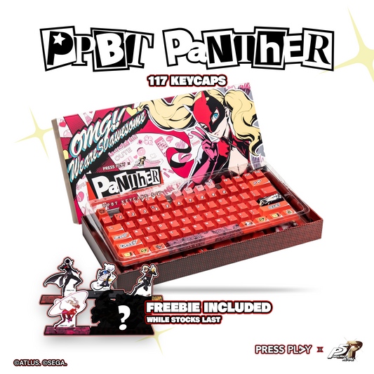 Press Play x Persona 5 Royal PPBT PANTHER Dye Sub Keycaps Set