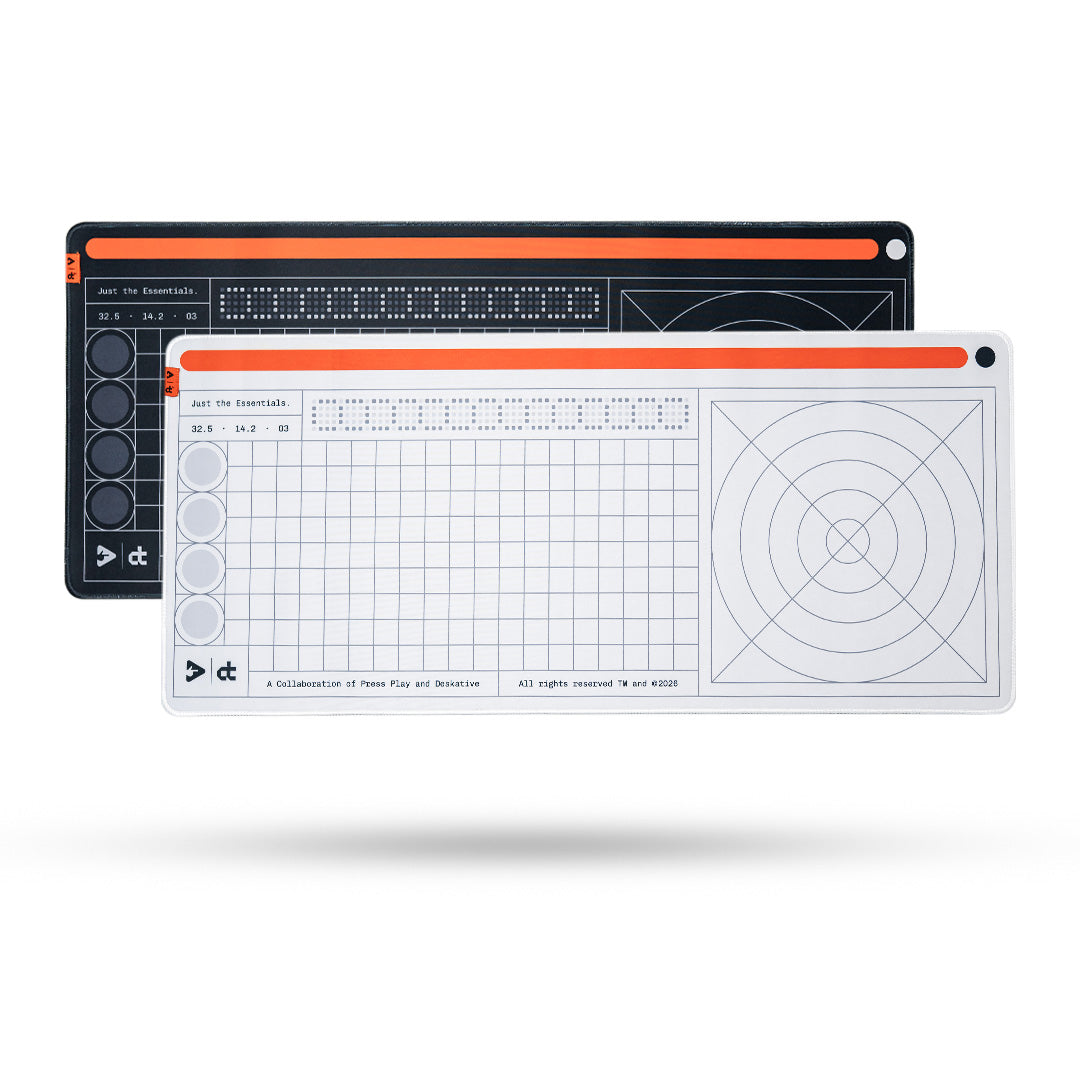 ESSENTIAL - Press Play x Deskative Gaming Mousepad Deskmat
