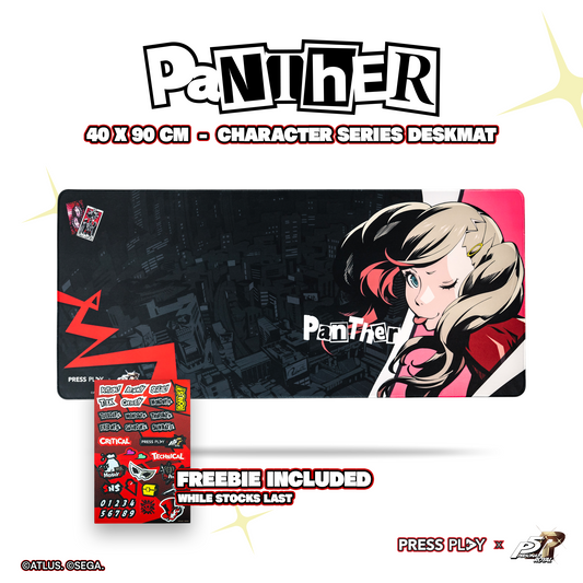 Press Play x Persona 5 Royal PANTHER 40x90 Deskmat
