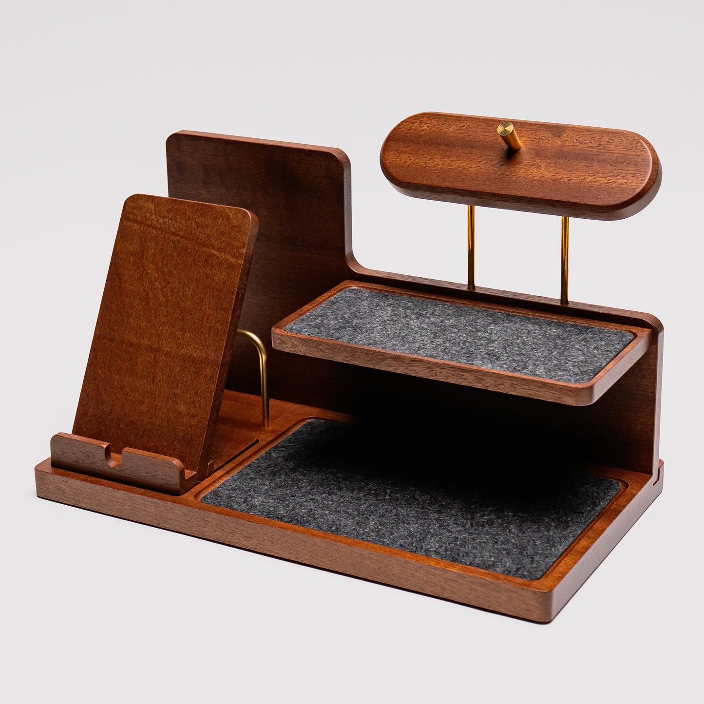 NOOK Nightstand Organizer Gadget Smartphone Wristwatch Tray