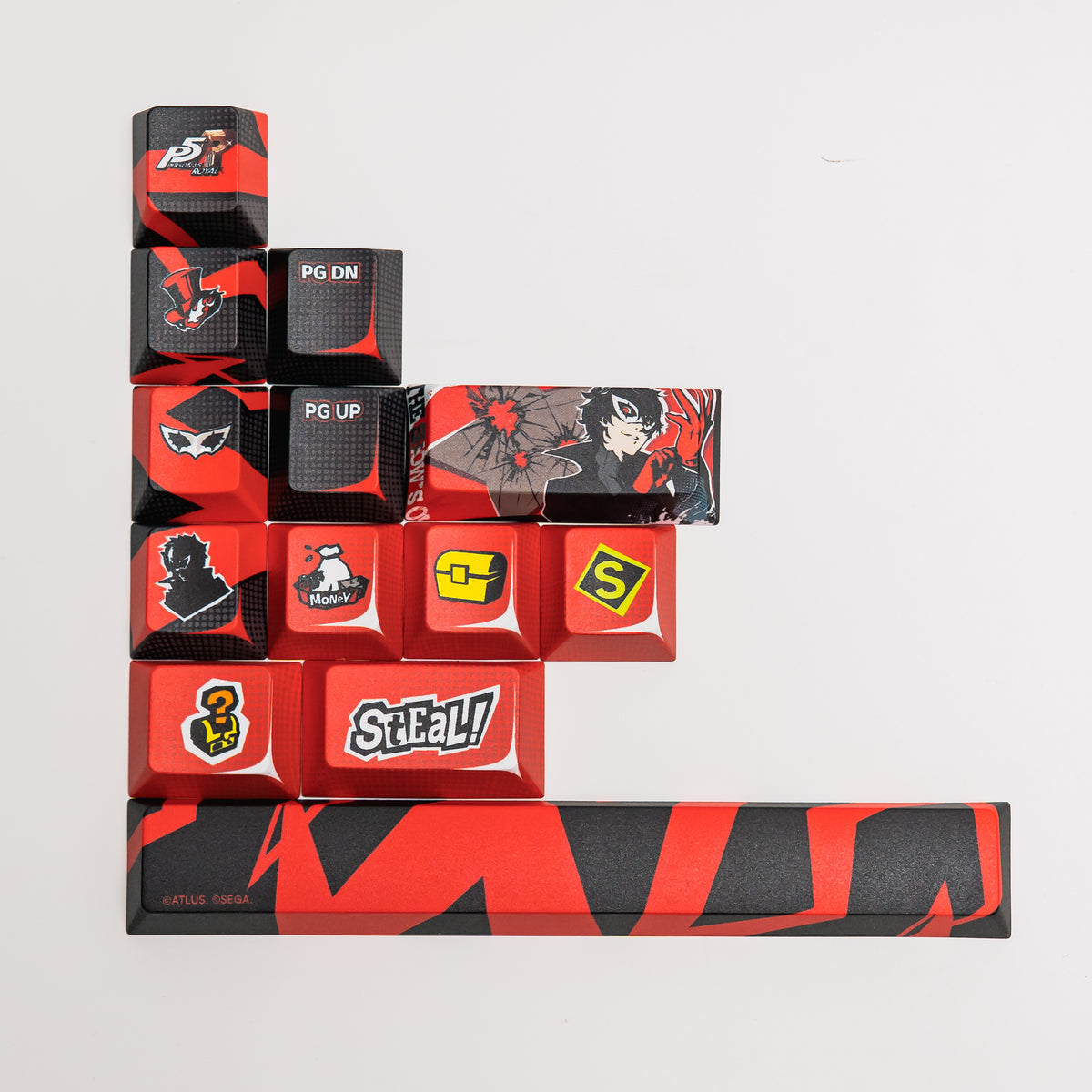 Press Play x Persona 5 Royal PPBT JOKER Dye Sub Keycaps Set