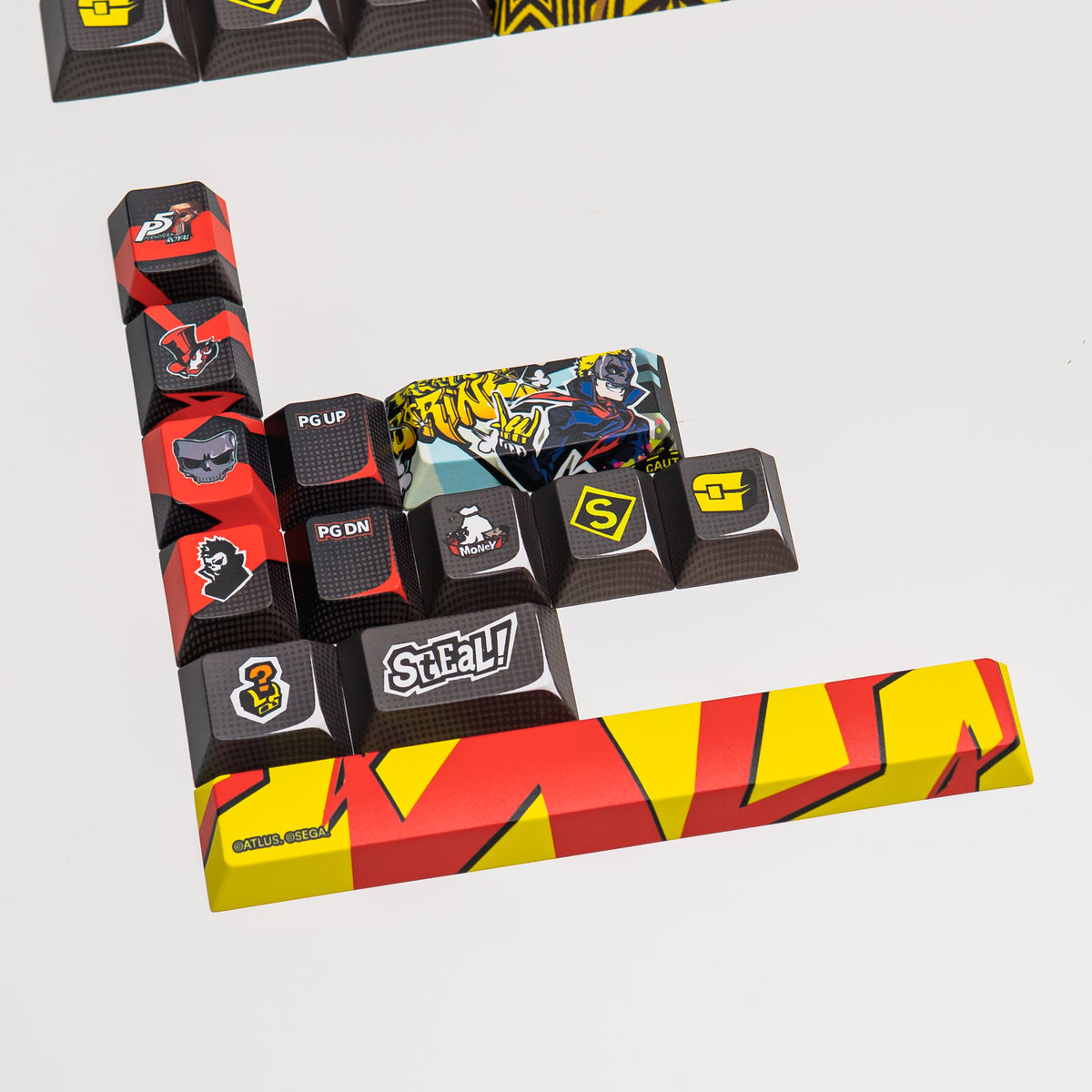Press Play x Persona 5 Royal PPBT SKULL Dye Sub Keycaps Set