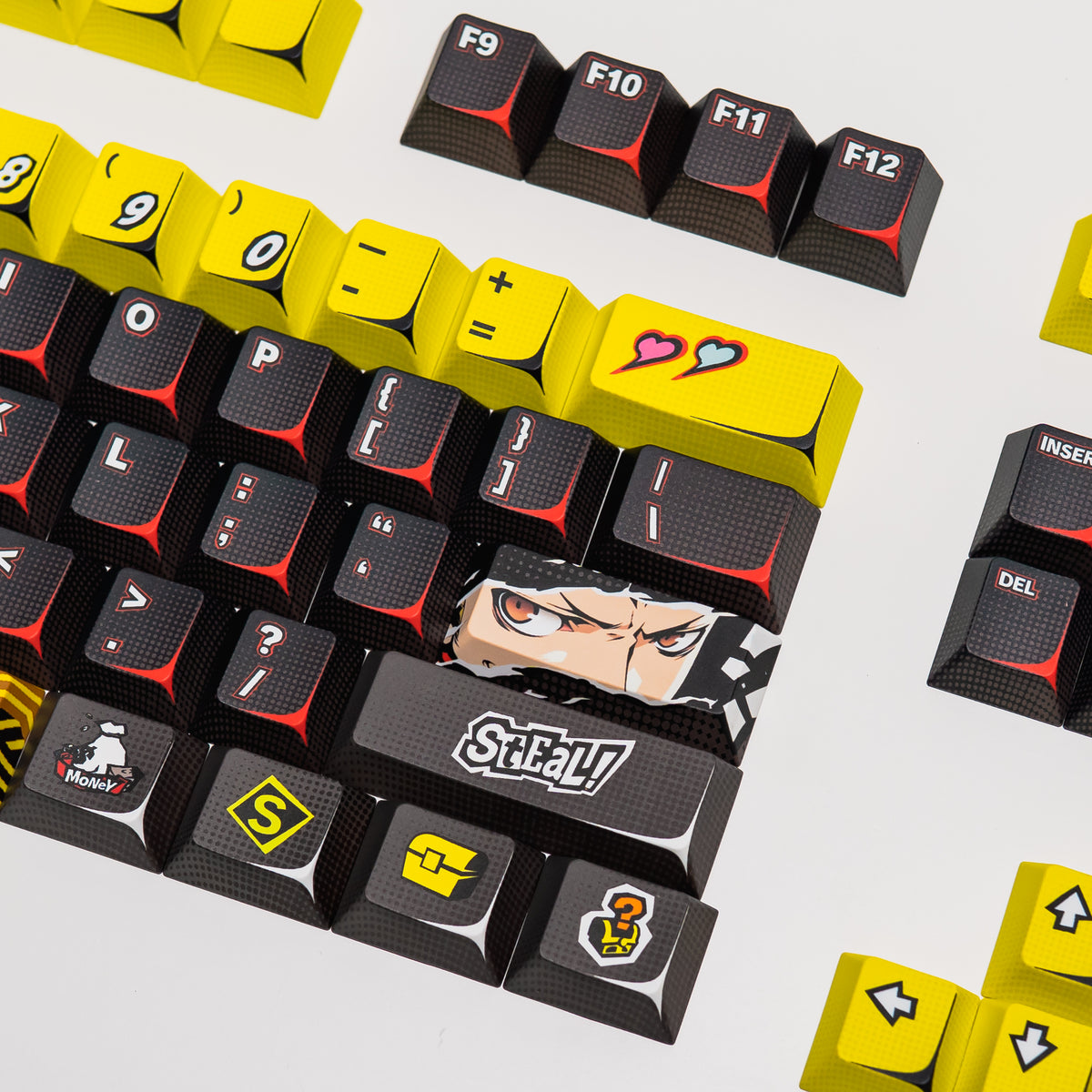 Press Play x Persona 5 Royal PPBT SKULL Dye Sub Keycaps Set