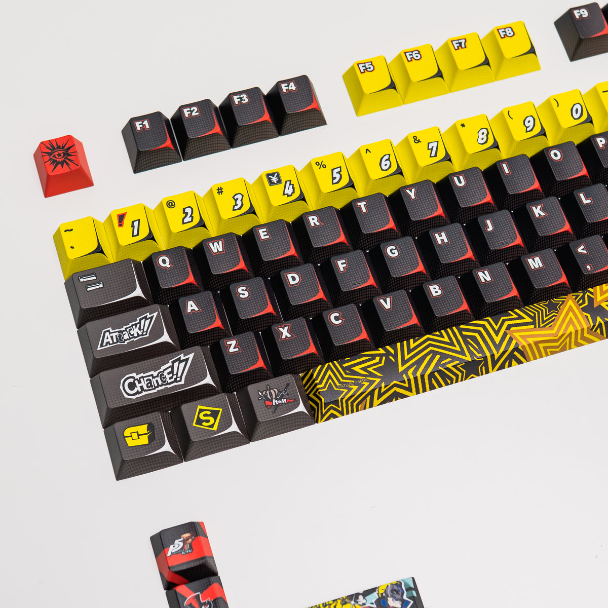 Press Play x Persona 5 Royal PPBT SKULL Dye Sub Keycaps Set