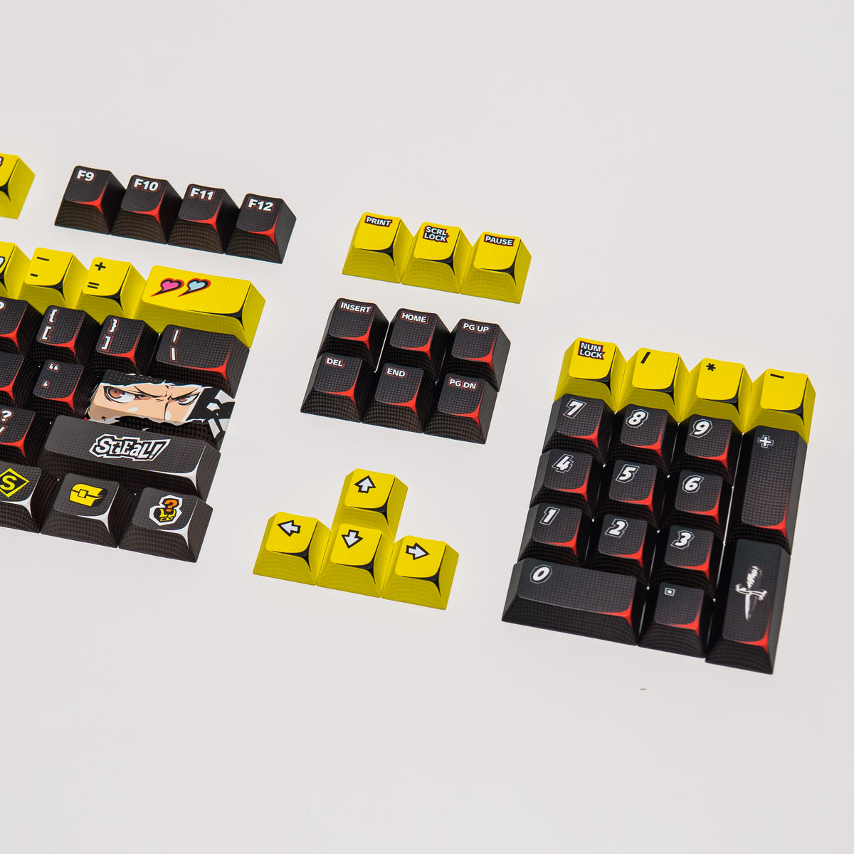 Press Play x Persona 5 Royal PPBT SKULL Dye Sub Keycaps Set
