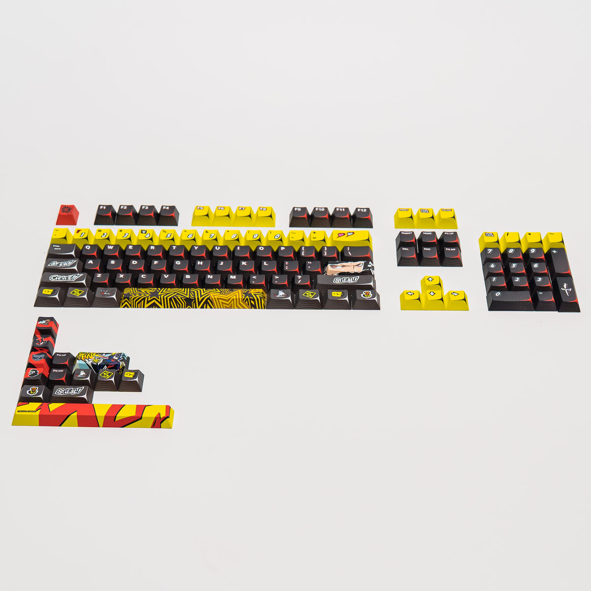 Press Play x Persona 5 Royal PPBT SKULL Dye Sub Keycaps Set