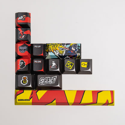 Press Play x Persona 5 Royal PPBT SKULL Dye Sub Keycaps Set