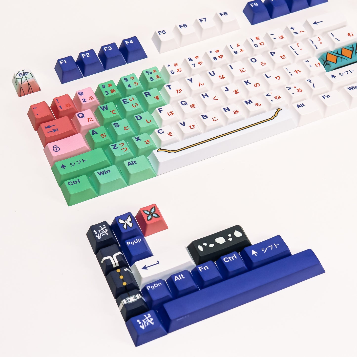 [PRESS PLAY X DEMON SLAYER] PPBT KOCHO SHINOBU Dye Sub Keycaps