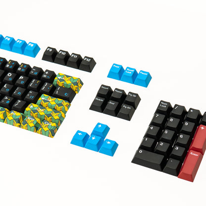 [PRESS PLAY X DEMON SLAYER] PPBT TOMIOKA GIYU Dye Sub Keycaps