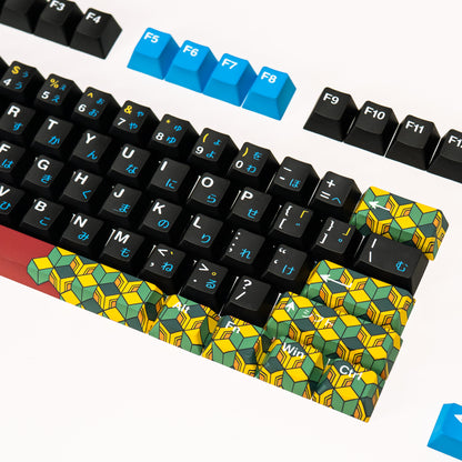 [PRESS PLAY X DEMON SLAYER] PPBT TOMIOKA GIYU Dye Sub Keycaps