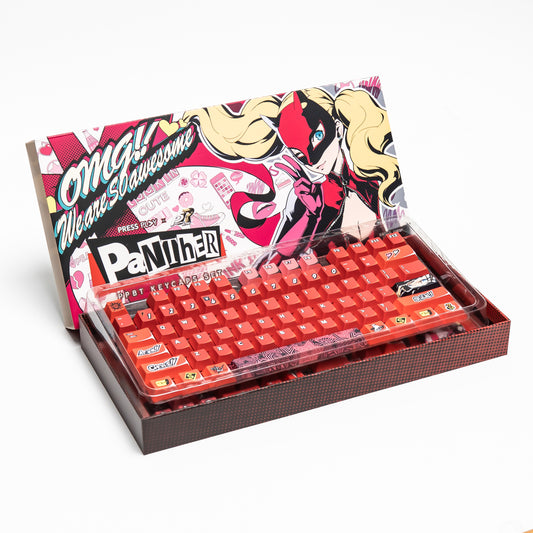 Press Play x Persona 5 Royal PPBT PANTHER Dye Sub Keycaps Set