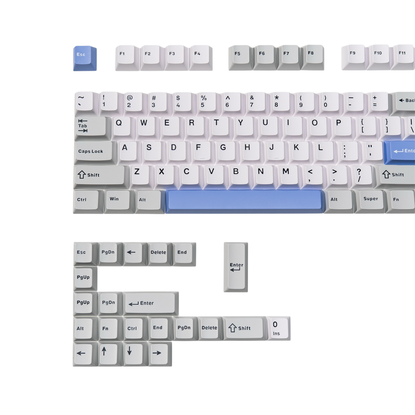 MIST PBT Doubleshot Keycaps Set