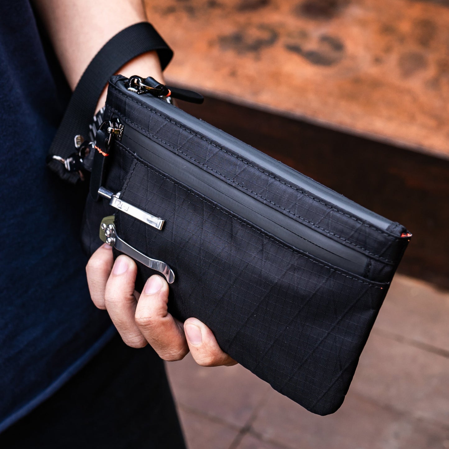 KINETIC Zip Clutch Wallet Pouch Tas Dompet Tangan by Press Play