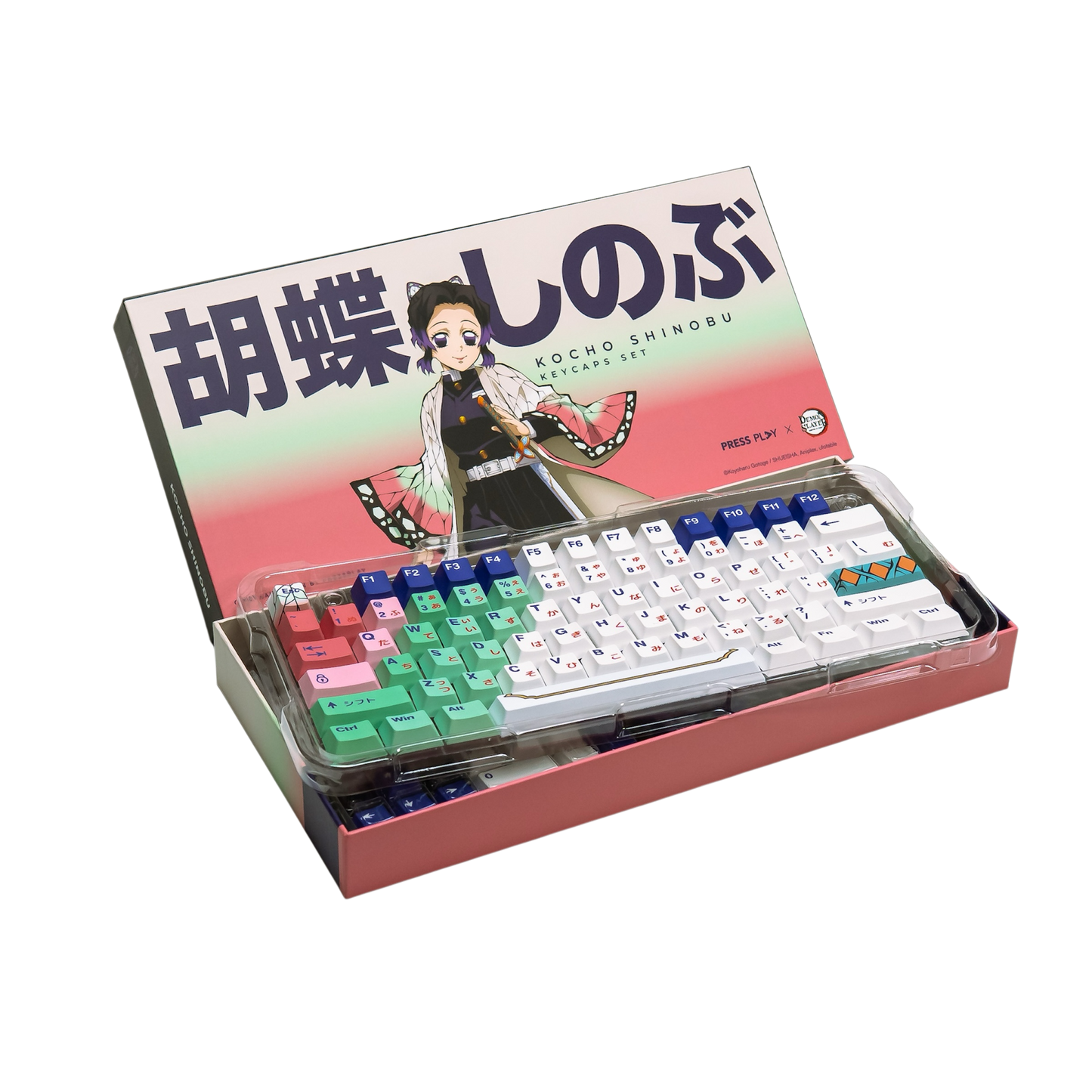 [PRESS PLAY X DEMON SLAYER] PPBT KOCHO SHINOBU Dye Sub Keycaps