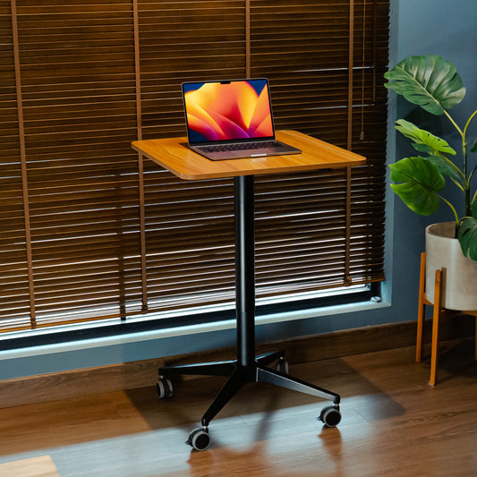 NOOK Adjustable Floor Table Desk Meja Roda