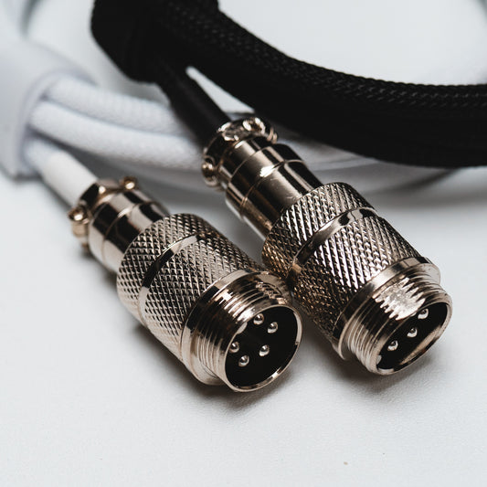 Coiled Cable BASIC - Type C Aviator Cable for Mechanical Keyboard