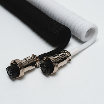 Coiled Cable BASIC - Type C Aviator Cable for Mechanical Keyboard