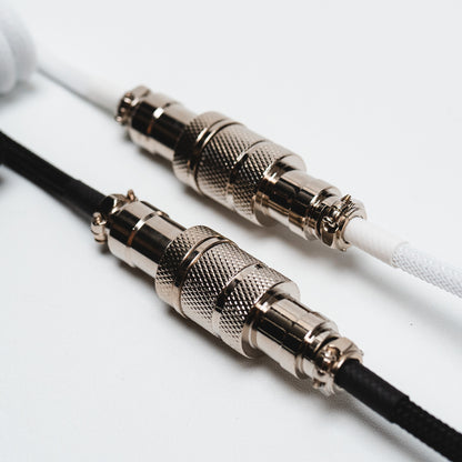 Coiled Cable BASIC - Type C Aviator Cable for Mechanical Keyboard