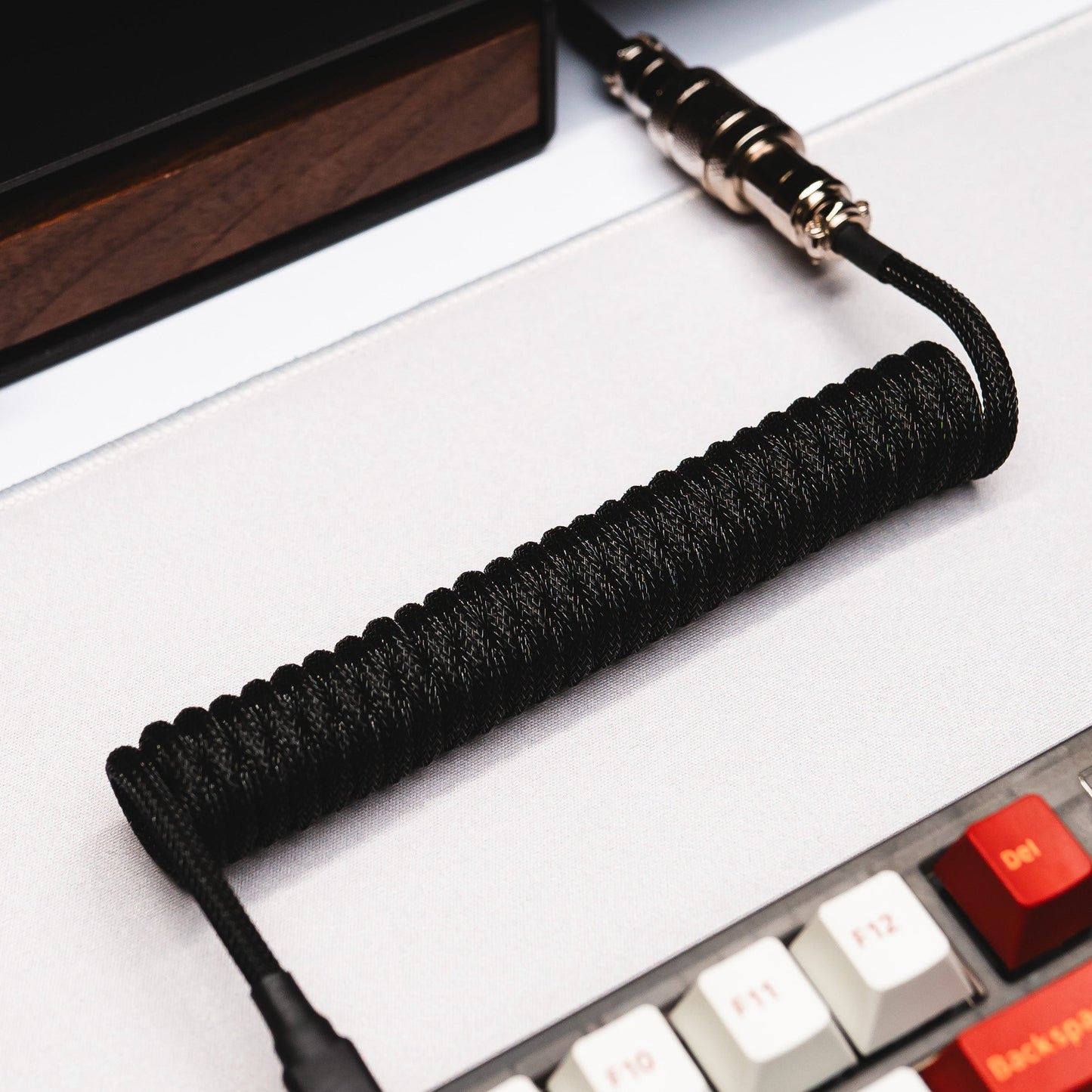 Coiled Cable BASIC - Type C Aviator Cable for Mechanical Keyboard