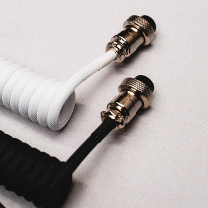 Coiled Cable BASIC - Type C Aviator Cable for Mechanical Keyboard