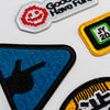 Press Play Iron On Patches