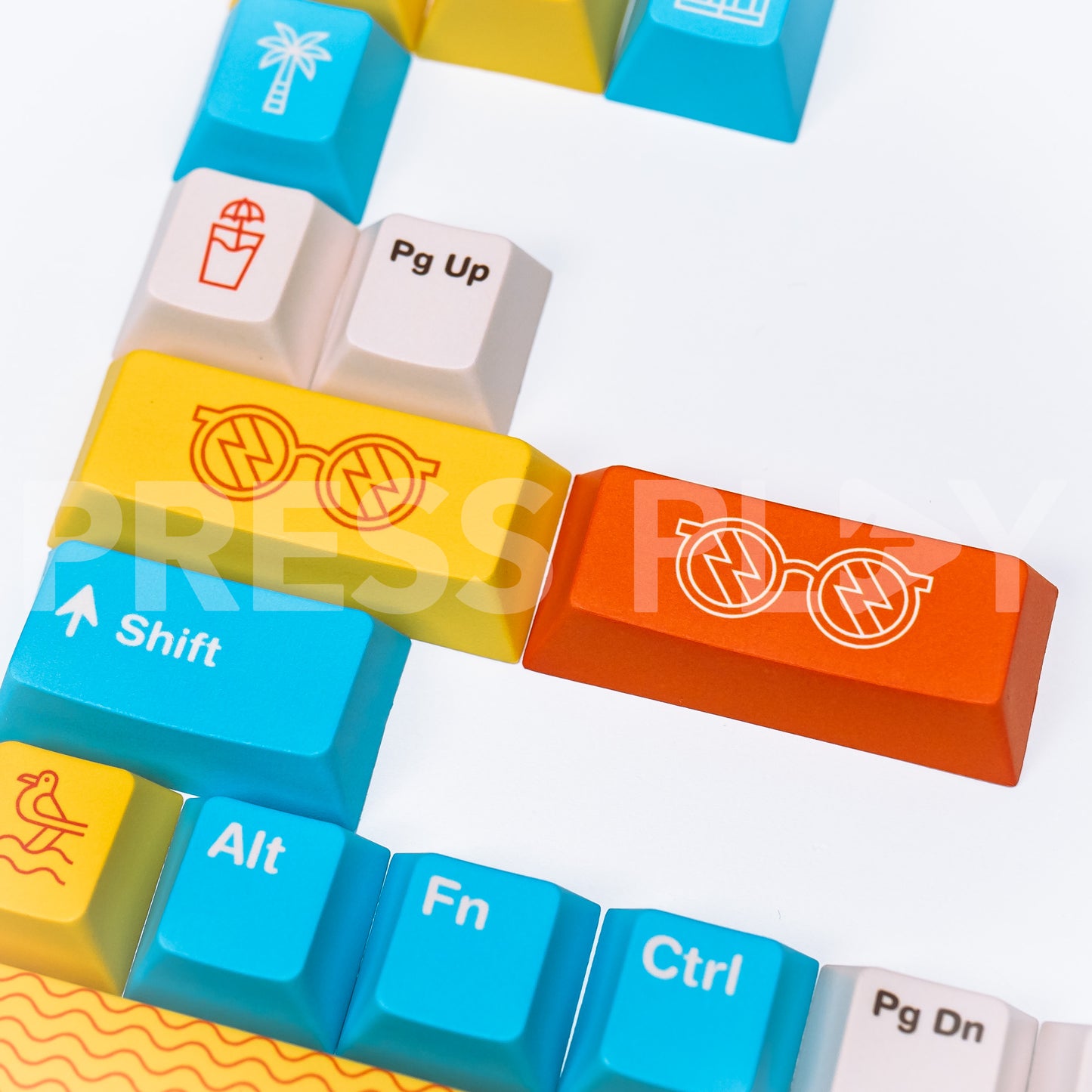 PPBT BRIGHTON PBT Dye Sub Keycap Set by Press Play