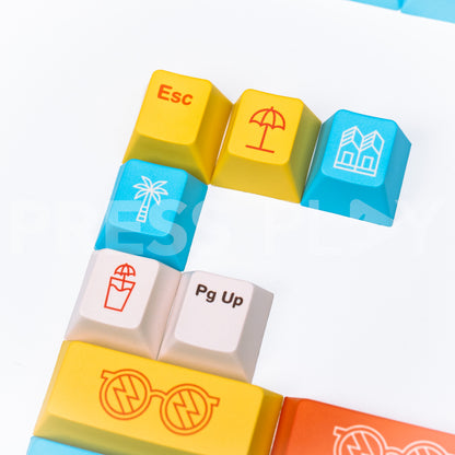 PPBT BRIGHTON PBT Dye Sub Keycap Set by Press Play