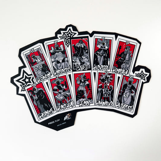 Press Play x Persona 5 Royal Tarot Irregular 49,4x36,5cm Mousepad