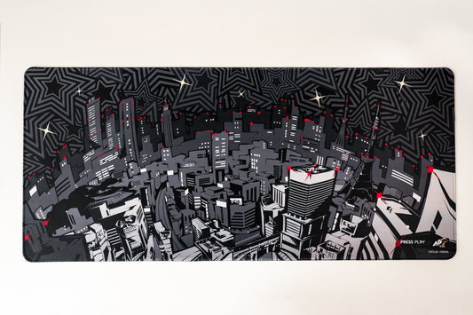 Press Play x Persona 5 Royal CITYSCAPE 40x90 Gaming Deskmat Mousepad