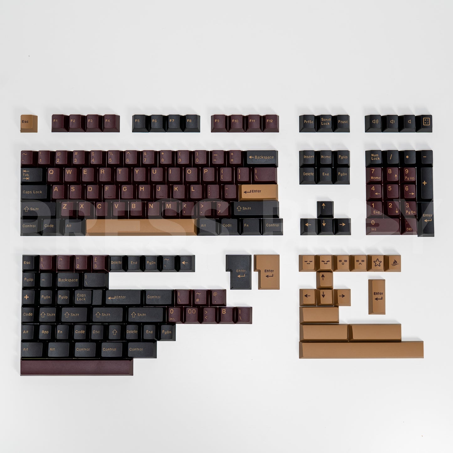 SCARLET PBT Doubleshot Keycaps Keycap Set