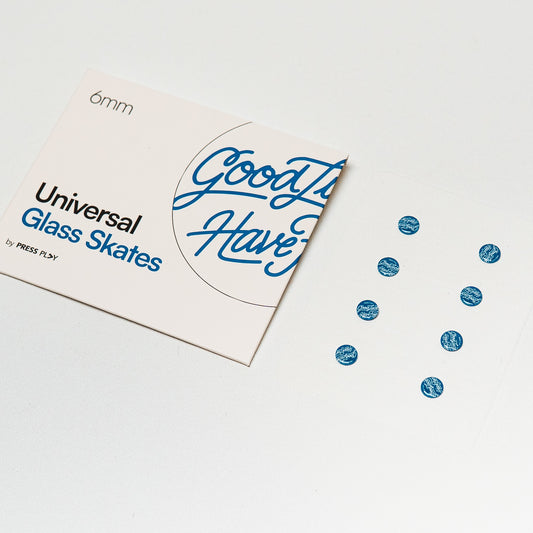 Press Play UNIVERSAL DOT GLASS SKATES for Gaming Mouse All Brands