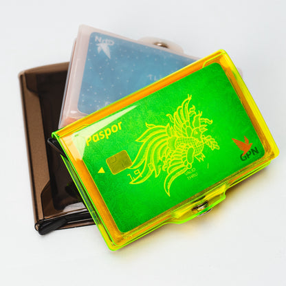 CLASSIC Clear RFID Pop Up Card Wallet