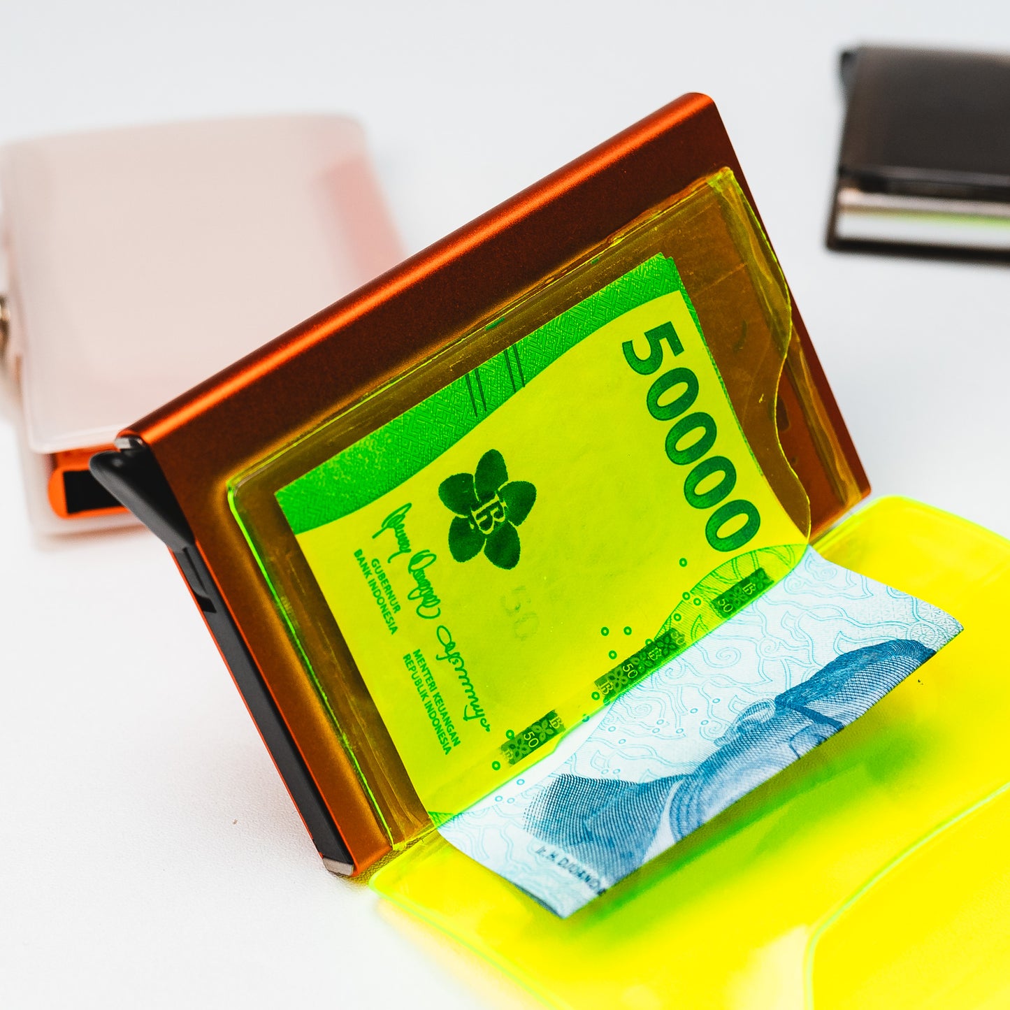 CLASSIC Clear RFID Pop Up Card Wallet