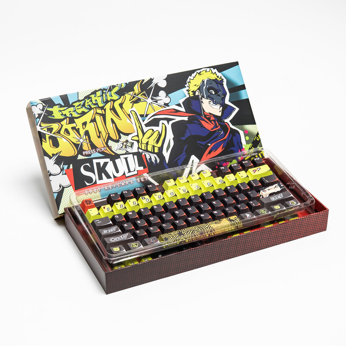 Press Play x Persona 5 Royal PPBT SKULL Dye Sub Keycaps Set