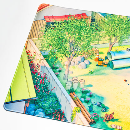 TOMODACHI - Press Play x Omorphia SCENIC Series Gaming Mousepad Deskmat