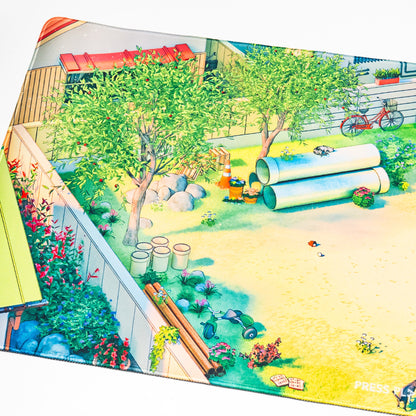 TOMODACHI - Press Play x Omorphia SCENIC Series Gaming Mousepad Deskmat