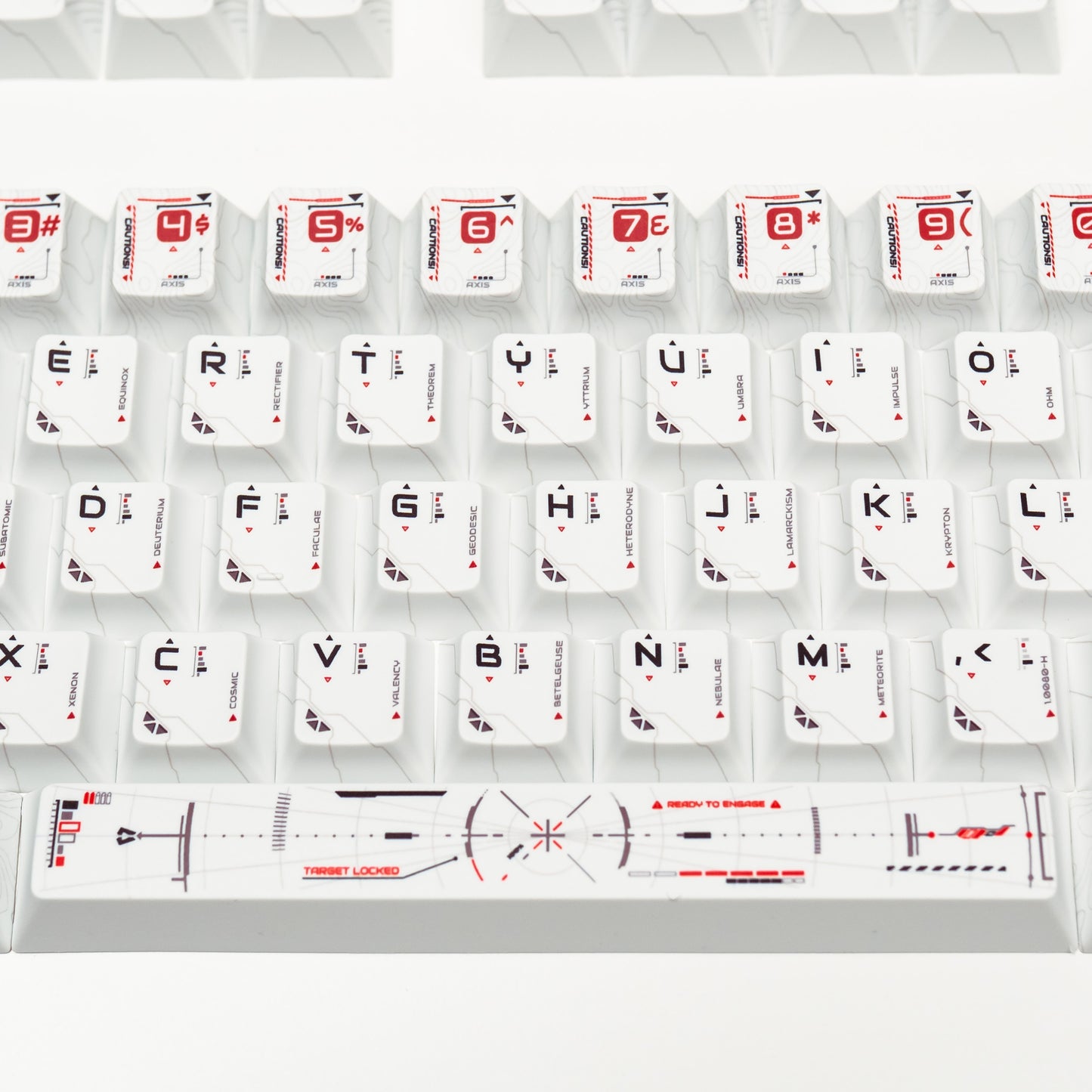 PPBT COSMONAUT PBT Dye Sub Keycap Set by Press Play x Phangkey