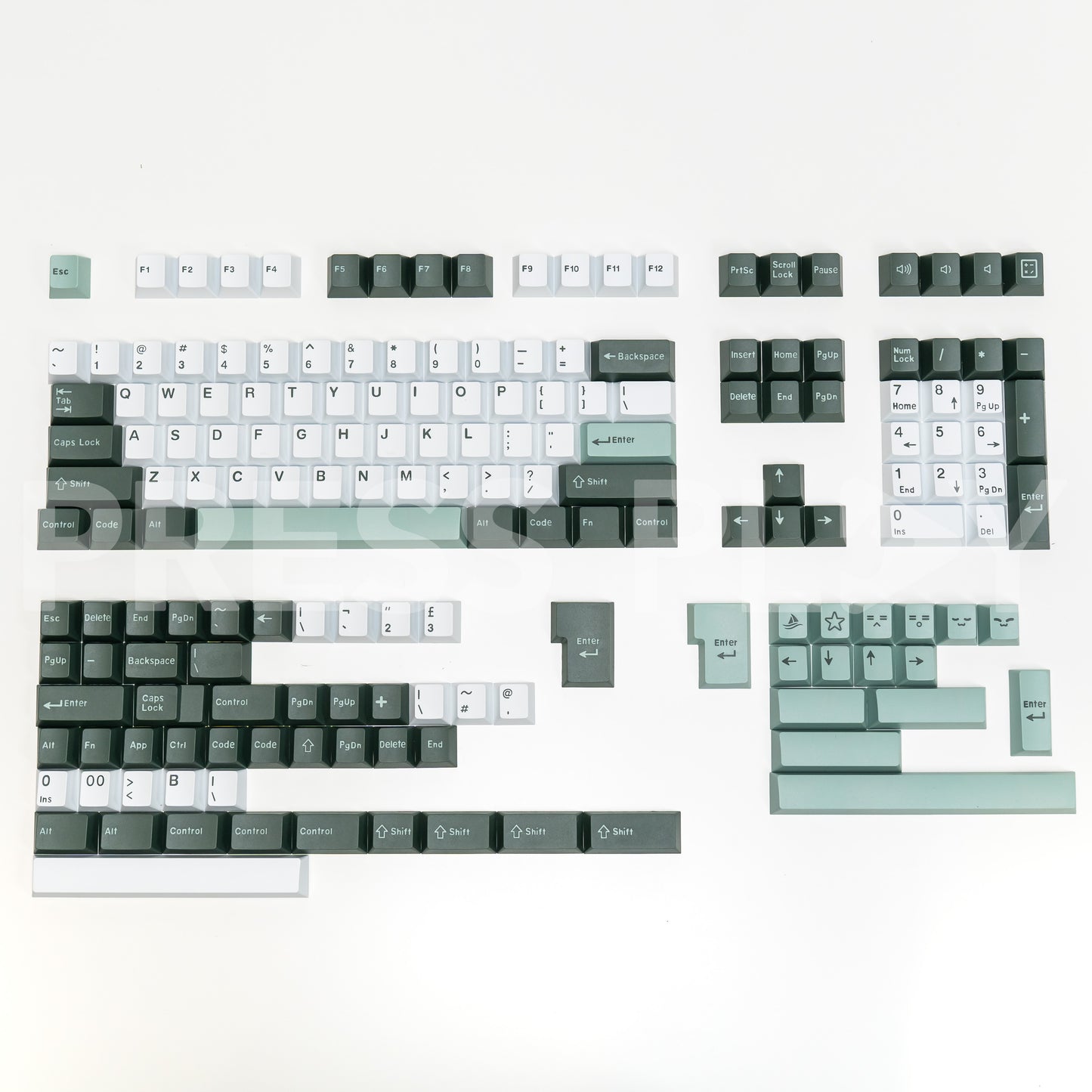 CANOPY Doubleshot PBT ABS Keycaps Keycap Set